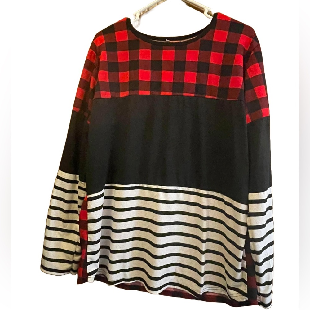 Buffalo Plaid Long Sleeve Shirt